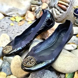 Tory Burch Caroline patent leather ballet flat